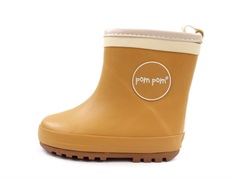 Pom Pom winter rubber boot boot mustard
